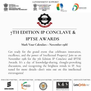 INBA Collaborates With IPTSE For 7th IPTSE Awards & IP Conclave, 19th November 2024