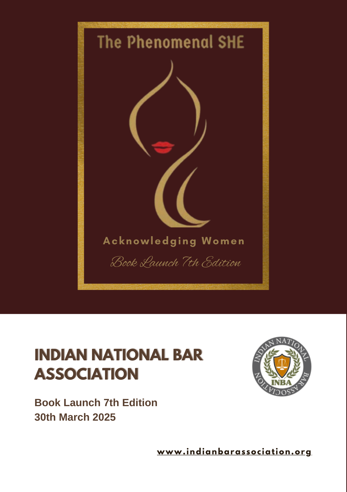 ‘The Phenomenal She’, 7th Edition, A Book Launch By INBA On International Women’s Day On 30th  March, 2025